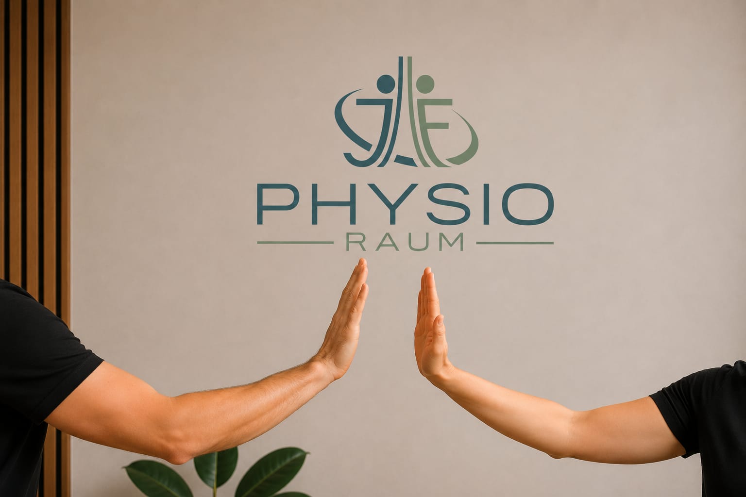 Yogamatte und Pflanze